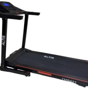 ALTIS Treadmill 1.5.0 HP User Weight: 110 kg Running: 41 cm x 120 cm Speed Range: 0.8 to 15 km/h Display Functions: Speed, Distance, Time, Heart Rate, Calories. Incline: Manual, 3 levels USB Music