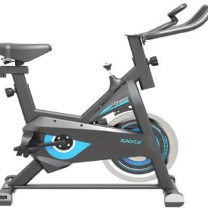 A high-performance spin bike with an adjustable seat and multi-resistance levels for intense cardio workouts.